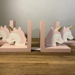 Unicorn book ends